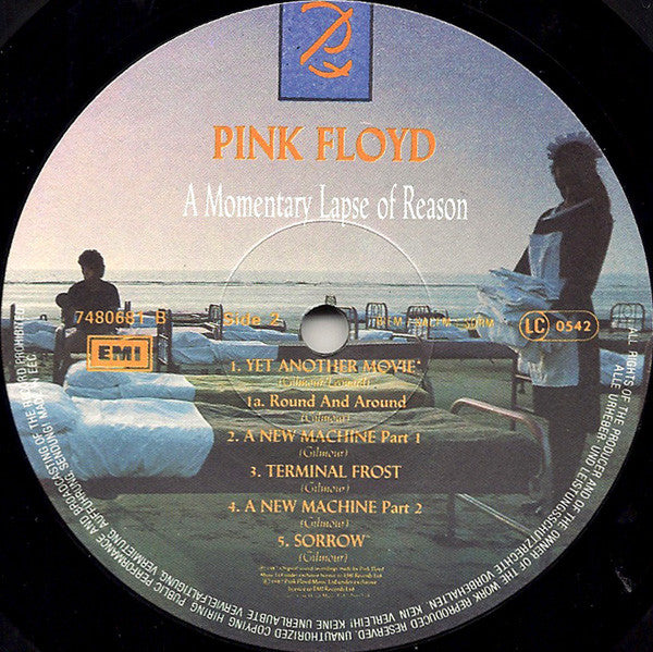 Pink Floyd : A Momentary Lapse Of Reason (LP, Album, Gat)