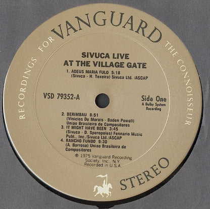 Sivuca : Live At The Village Gate (LP, Album)