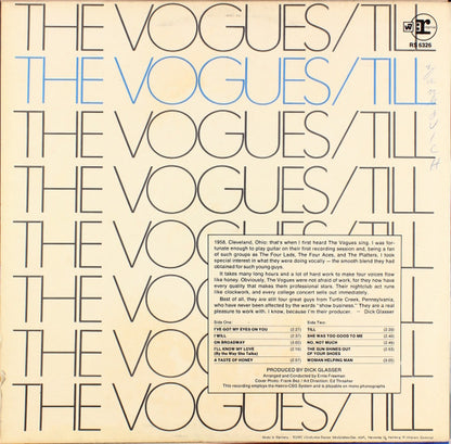 The Vogues : Till (LP, Album)