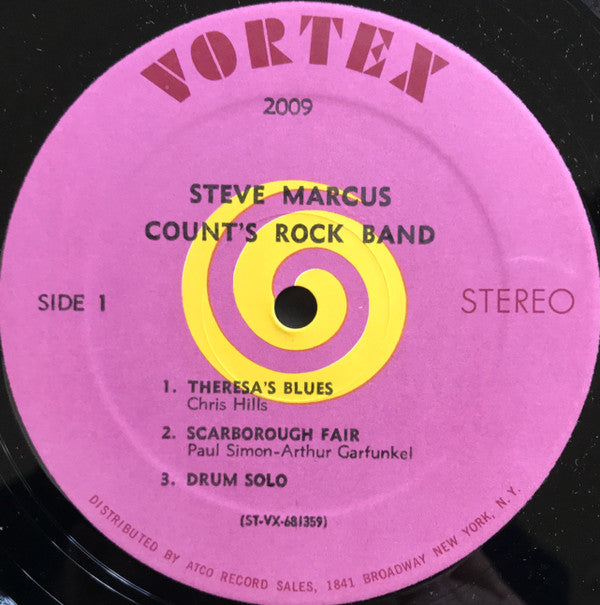 Steve Marcus : Count's Rock Band (LP, Album, Pre)