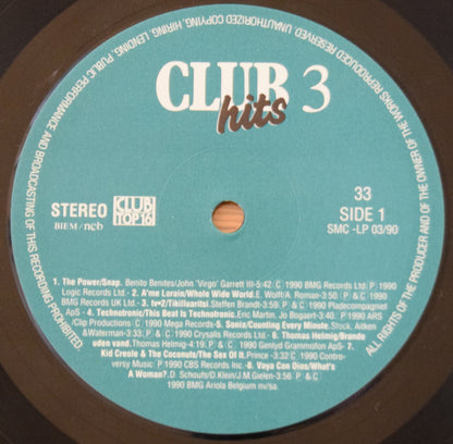 Various : Clubhits 3 - 1990 (LP, Comp)