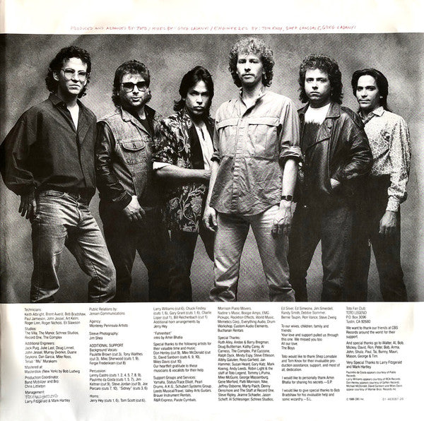 Toto : Fahrenheit (LP, Album, RE)