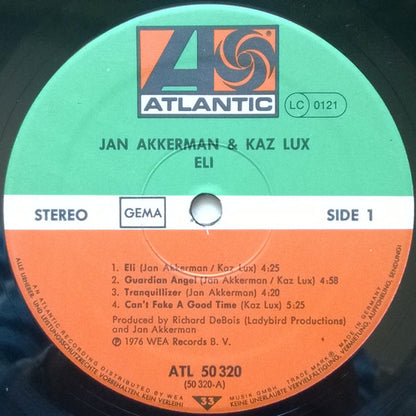 Jan Akkerman & Kaz Lux : Eli (LP, Album)