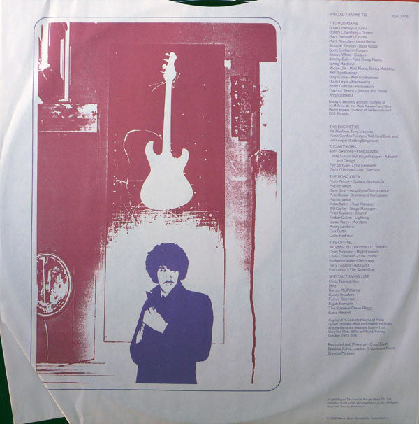 Phil Lynott : Solo In Soho (LP, Album, Jac)