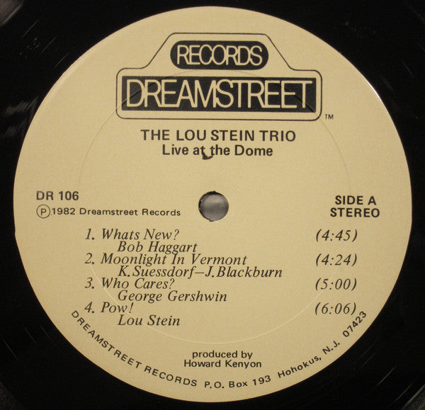 The Lou Stein Trio : Live At The Dome (LP)