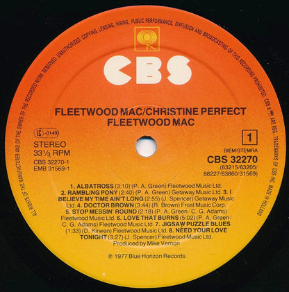 Fleetwood Mac And Christine Perfect : Albatross (LP, Comp)