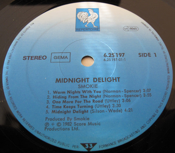 Smokie : Midnight Delight (LP, Album)