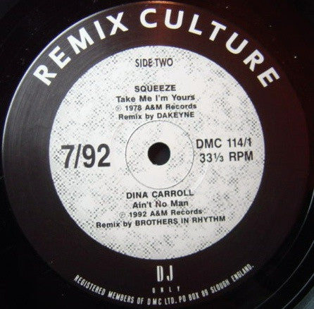 Various : Remix Culture 7/92 (12", M/Print)