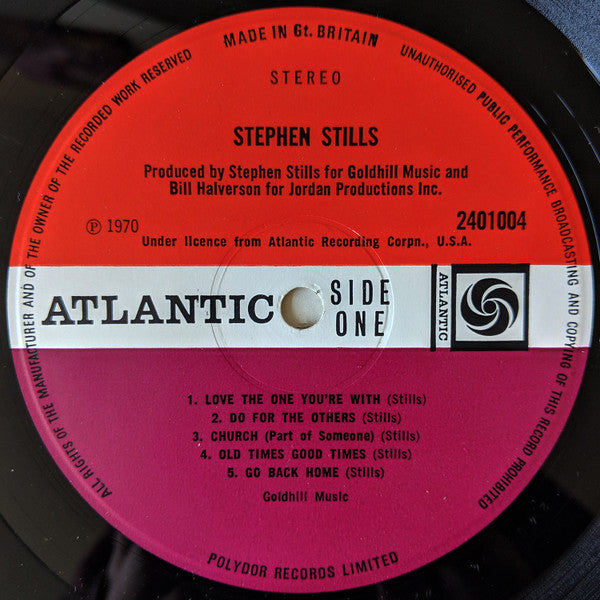 Stephen Stills : Stephen Stills (LP, Album)