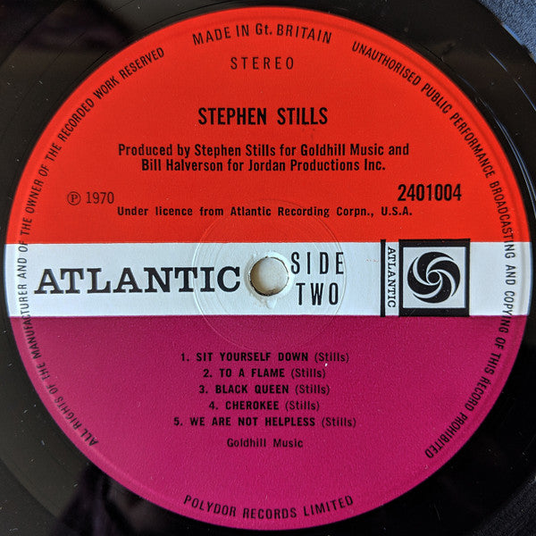 Stephen Stills : Stephen Stills (LP, Album)