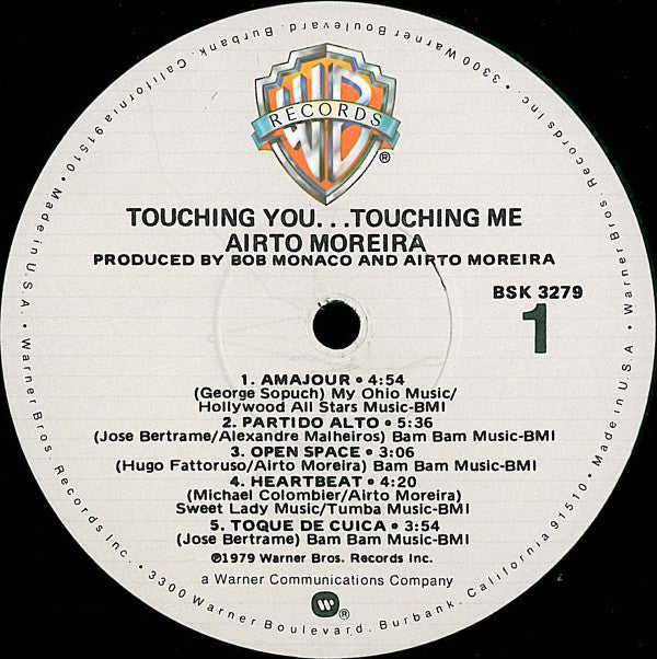 Airto Moreira : Touching You...Touching Me (LP, Album, Jac)