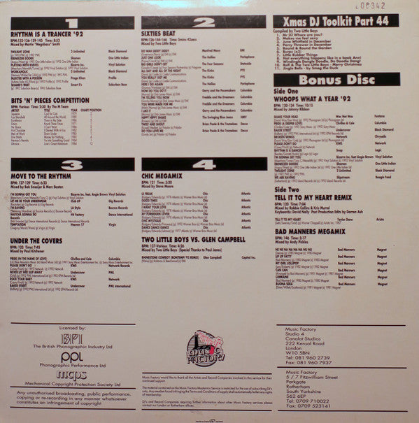 Various : Music Factory Mastermix - Issue 77 (3x12")