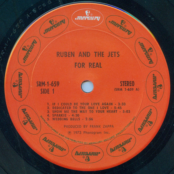 Ruben And The Jets : For Real (LP, Album, San)