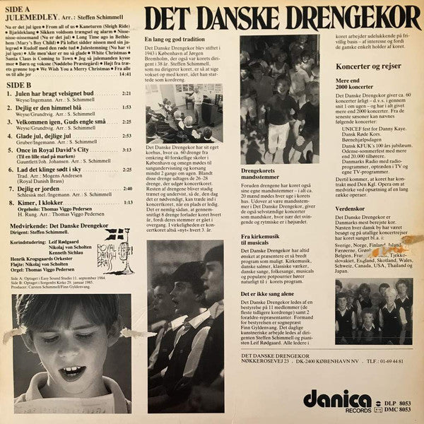 Det Danske Drengekor, Steffen Schimmell : Jul Med Det Danske Drengekor (LP, Album)