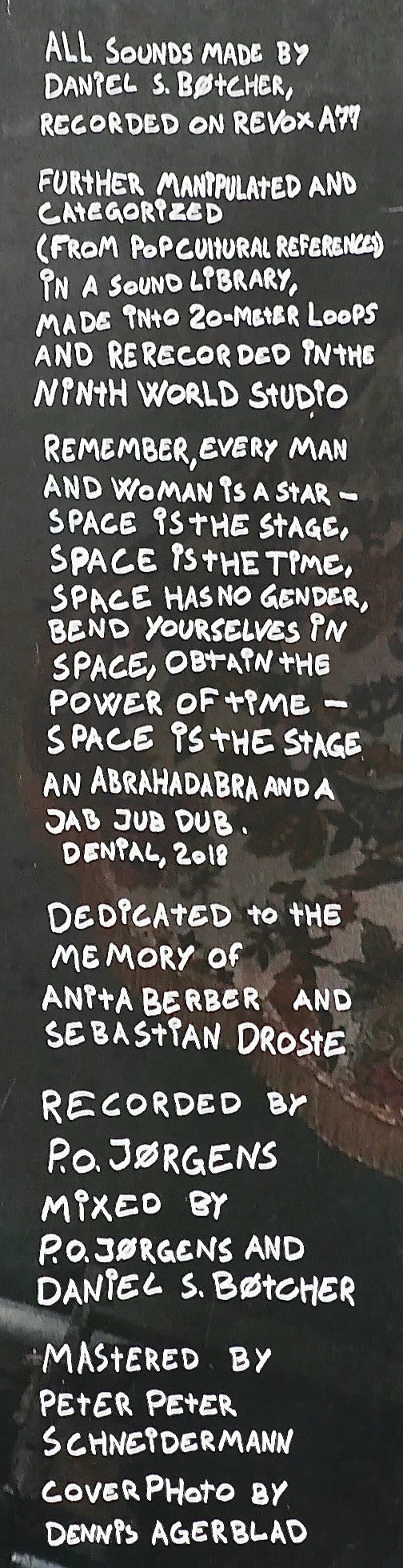 Danny Denial : Cryptoficitions (LP, Album)