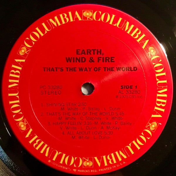Earth, Wind & Fire : That's The Way Of The World (LP, Album, San)