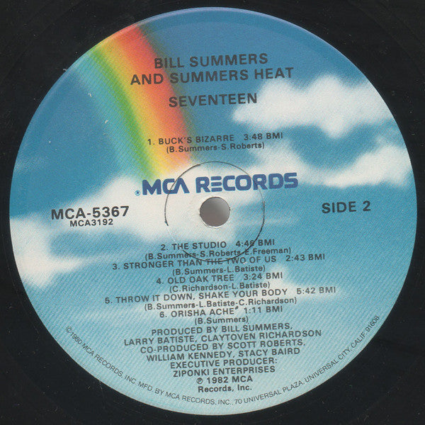 Bill Summers & Summers Heat : Seventeen (LP, Album)