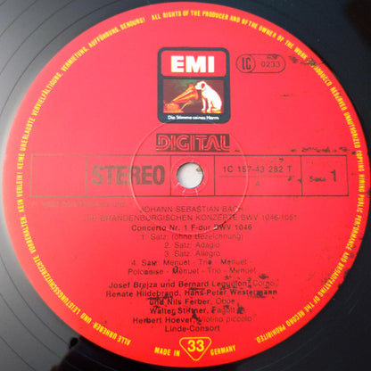 Johann Sebastian Bach / Linde-Consort : Die Brandenburgischen Konzerte BWV 1046-1051 (2xLP + Box)