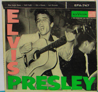 Elvis Presley : Elvis Presley (7", EP, RP, Bla)