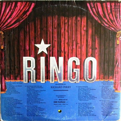 Ringo Starr : Ringo (LP, Album, Gat)