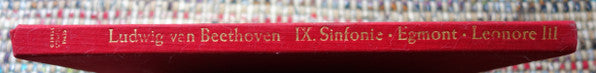 Ludwig van Beethoven - Dirigent: Ferenc Fricsay ‧ Berliner Philharmoniker ‧ Irmgard Seefried ‧ Maureen Forrester ‧ Ernst Haefliger ‧ Dietrich Fischer-Dieskau ‧ Chor Der St. Hedwigs-Kathedrale Berlin ‧ Einstudierung: Karl Forster : IX. Sinfonie - Egmont-Ouverture - Leonore III (2xLP, RP + Box)
