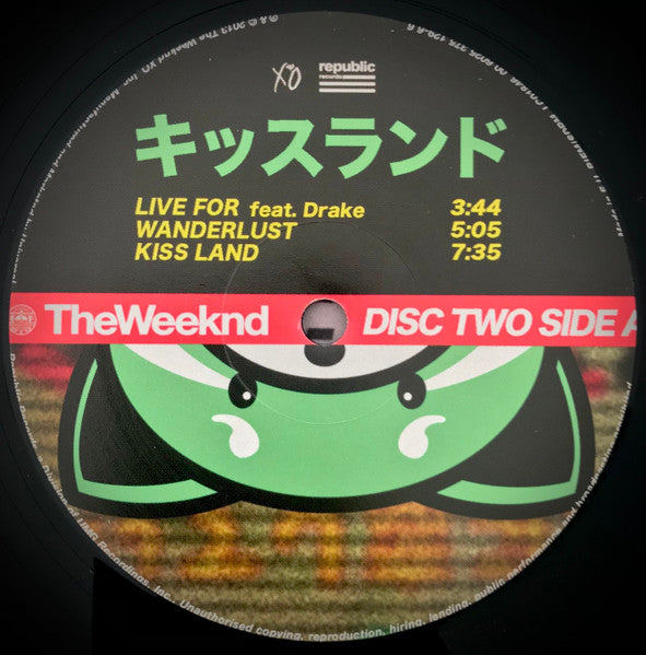 The Weeknd : Kiss Land (2xLP, Album)