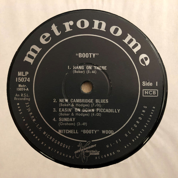 Mitchell Wood : Booty (LP, Album, Mono)