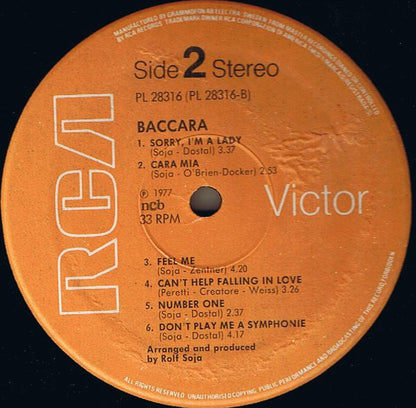 Baccara : Baccara (LP, Album, Gra)