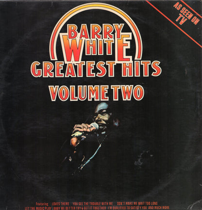 Barry White : Greatest Hits Volume Two (LP, Comp, Red)