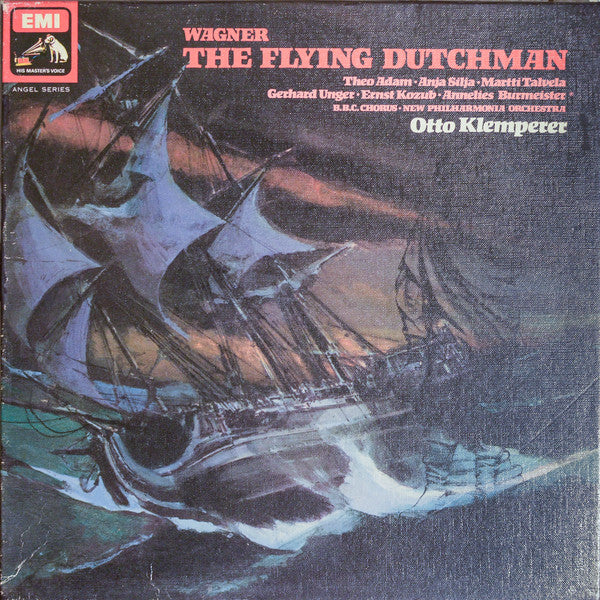 Richard Wagner - Otto Klemperer, New Philharmonia Orchestra, BBC Chorus, Theo Adam, Anja Silja, Martti Talvela, Gerhard Unger, Ernst Kozub, Annelies Burmeister : The Flying Dutchman (3xLP, RE + Box)