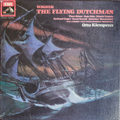 Richard Wagner - Otto Klemperer, New Philharmonia Orchestra, BBC Chorus, Theo Adam, Anja Silja, Martti Talvela, Gerhard Unger, Ernst Kozub, Annelies Burmeister : The Flying Dutchman (3xLP, RE + Box)