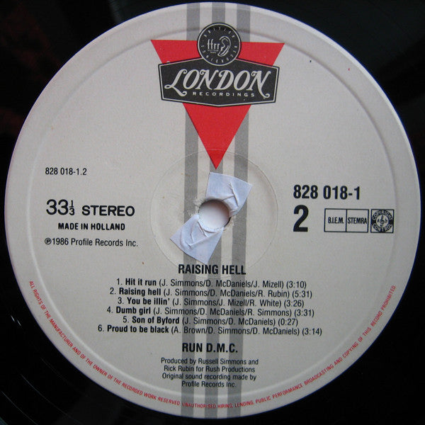 Run-DMC : Raising Hell (LP, Album, Pur)