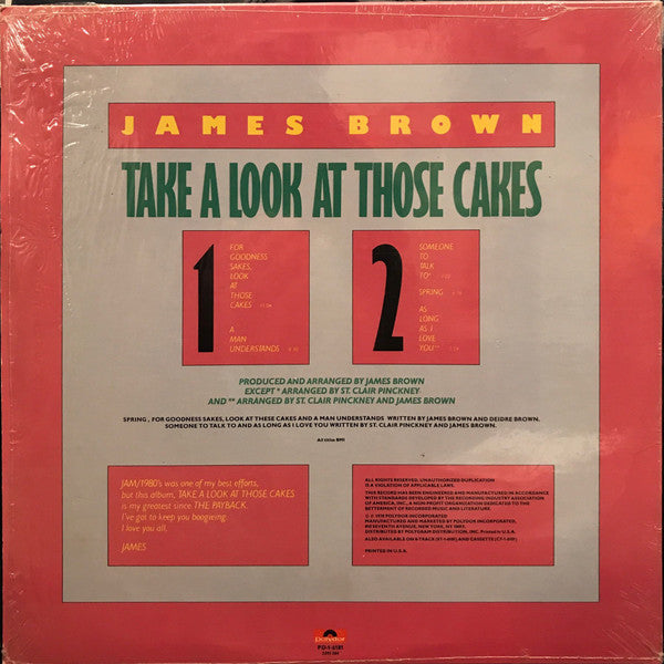 James Brown : Take A Look At Those Cakes (LP, Album, Rai)