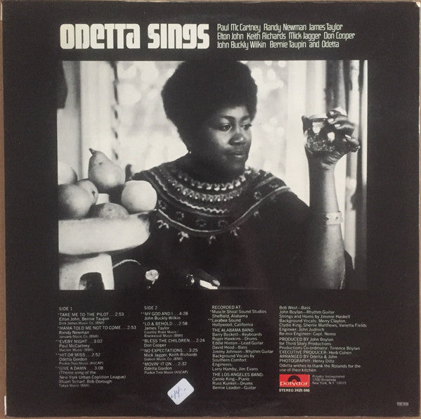 Odetta : Odetta Sings (LP, Album)