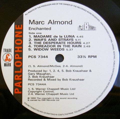 Marc Almond : Enchanted (LP, Album, Tex)