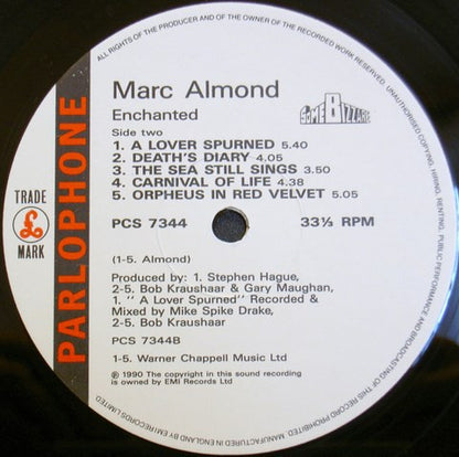 Marc Almond : Enchanted (LP, Album, Tex)