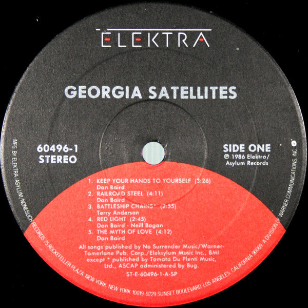 The Georgia Satellites : Georgia Satellites (LP, Album, Spe)