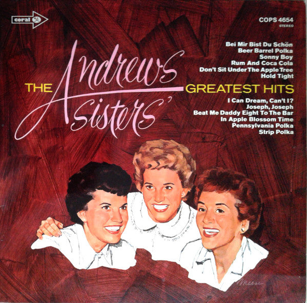 The Andrews Sisters : Greatest Hits (LP, Comp, RE)