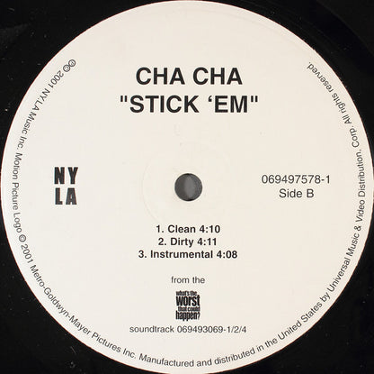 Erick Sermon Featuring Marvin Gaye / Cha Cha : Music / Stick 'Em (12")