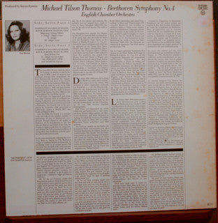 Ludwig van Beethoven - Michael Tilson Thomas, Éva Marton, English Chamber Orchestra : Symphony No. 4 / "Ah, Perfido!" (LP, Album)