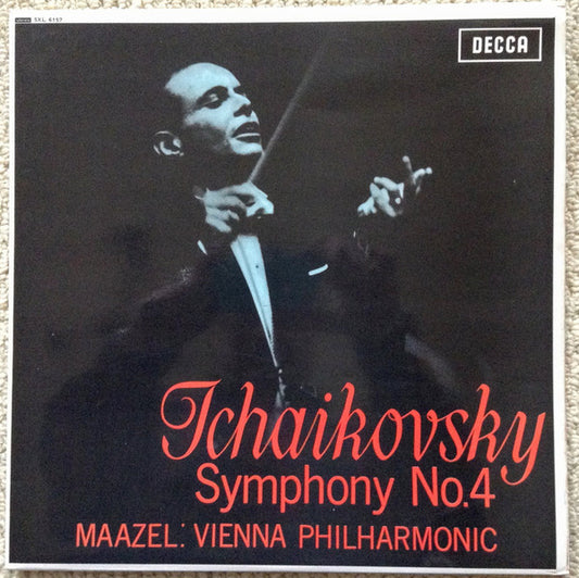 Lorin Maazel Conducting Wiener Philharmoniker - Pyotr Ilyich Tchaikovsky : Symphony No. 4 In F Minor, Op.36 (LP, RP)