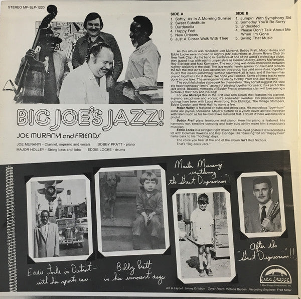 Joe Muranyi And Friends : Big Joe's Jazz (LP, Album)