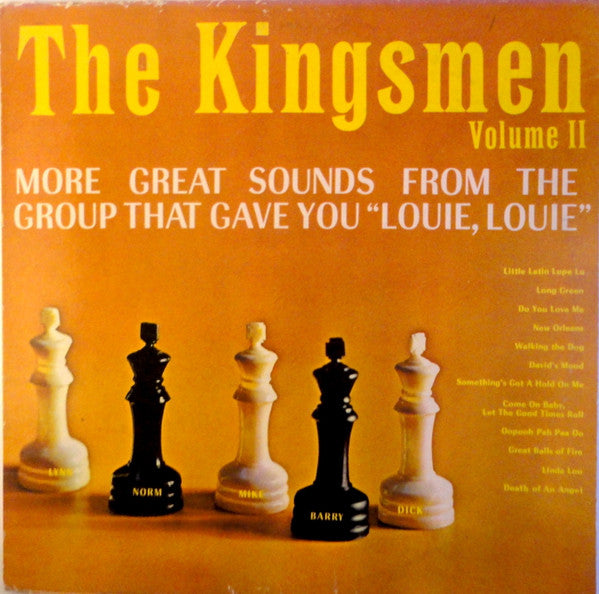 The Kingsmen : Volume II (LP, Album, Mono)