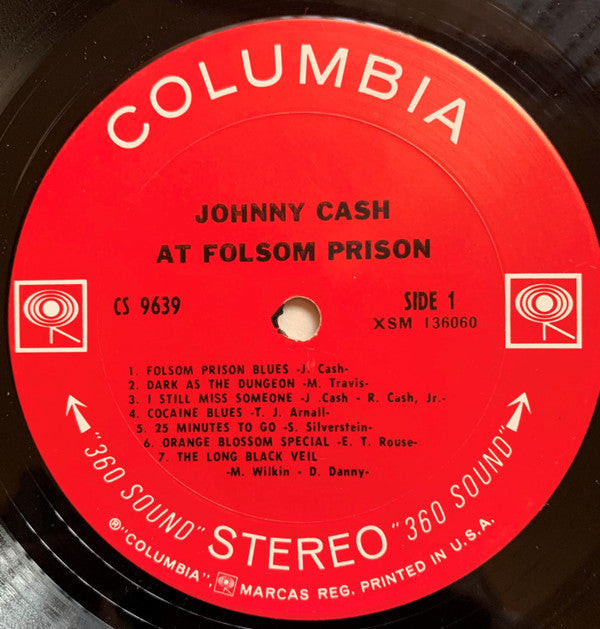 Johnny Cash : At Folsom Prison (LP, Album)