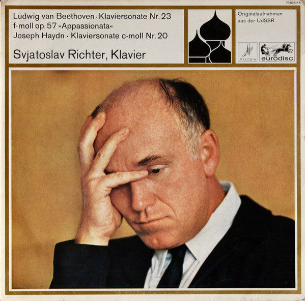 Ludwig van Beethoven, Joseph Haydn, Sviatoslav Richter : Klaviersonate Nr. 23, Klaviersonate C-moll Nr.20 (LP)