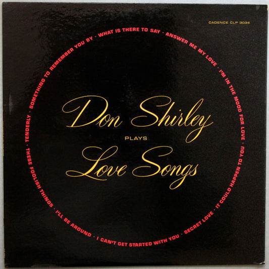 Don Shirley : Don Shirley Plays Love Songs (LP, Album, Mono, RE)