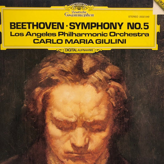 Ludwig van Beethoven - Los Angeles Philharmonic Orchestra, Carlo Maria Giulini : Symphony No. 5 (LP)