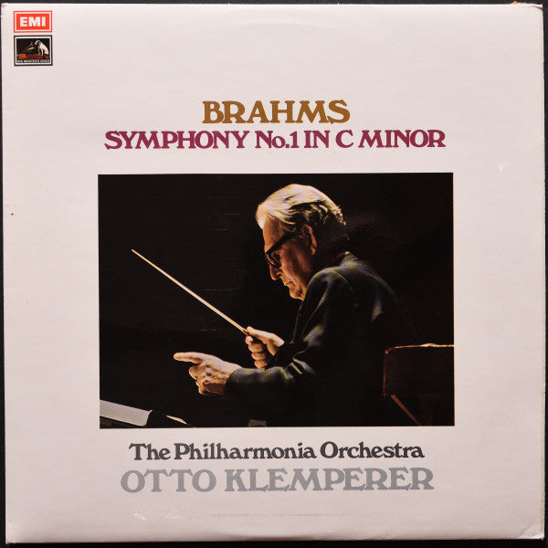 Otto Klemperer, Philharmonia Orchestra, Johannes Brahms : Symphony No. 1 In C Minor (LP, Album, RE, RP)