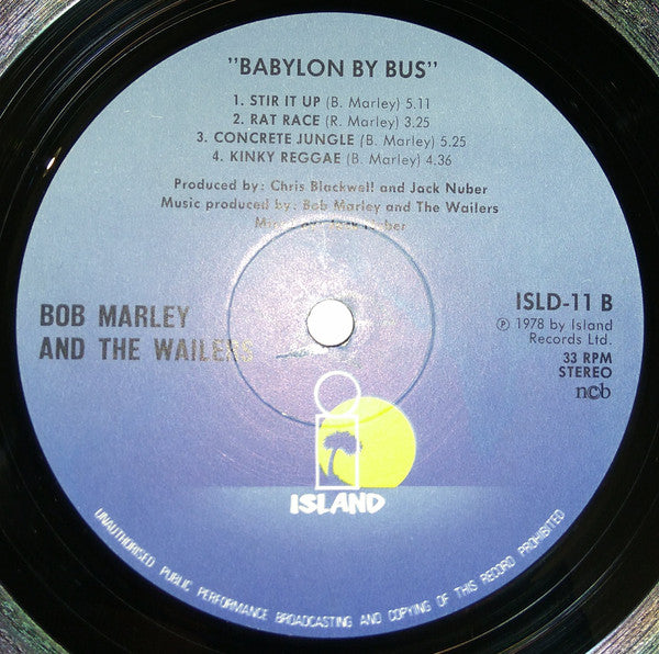 Bob Marley & The Wailers : Babylon By Bus (2xLP, Album)