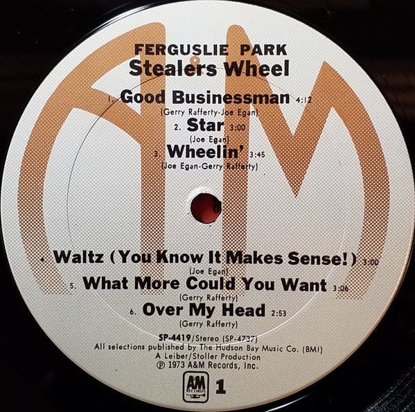 Stealers Wheel : Ferguslie Park (LP, Album, Pit)